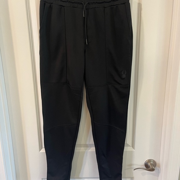 Spyder Men's Black Joggers - Picture 1 of 5